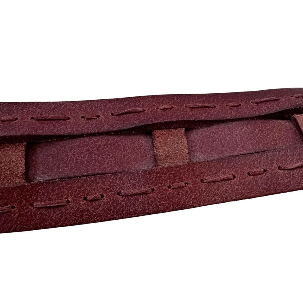 Vintage Levi’s Leather Woven Belt Brown unisex Size 36